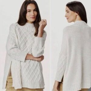 MerSea | Ivory Lisbon Traveler Mockneck Sweater | Sz OS